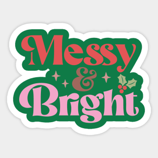 Messy and Bright - Merry Xmas Sticker